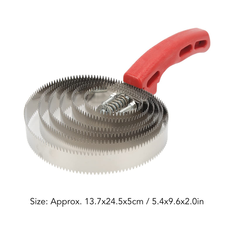 Curry Comb, Cow Hair Brush Hair Comb Animal Supplies Cow Curry Comb 6 Turns Stainless Steel Itch Relief Horse Hair Brushes for Animals - BeesActive Australia
