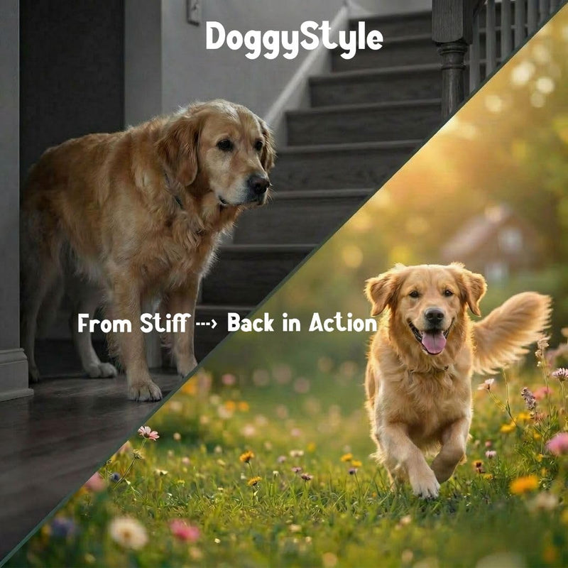 150 DoggyStyle Joint Care Treats for Dogs - Hip & Joint Support Soft Chews with Glucosamine, Chondroitin, MSM, Green Lipped Mussel, Collagen & Turmeric - Mobility Support for All Breeds & Ages