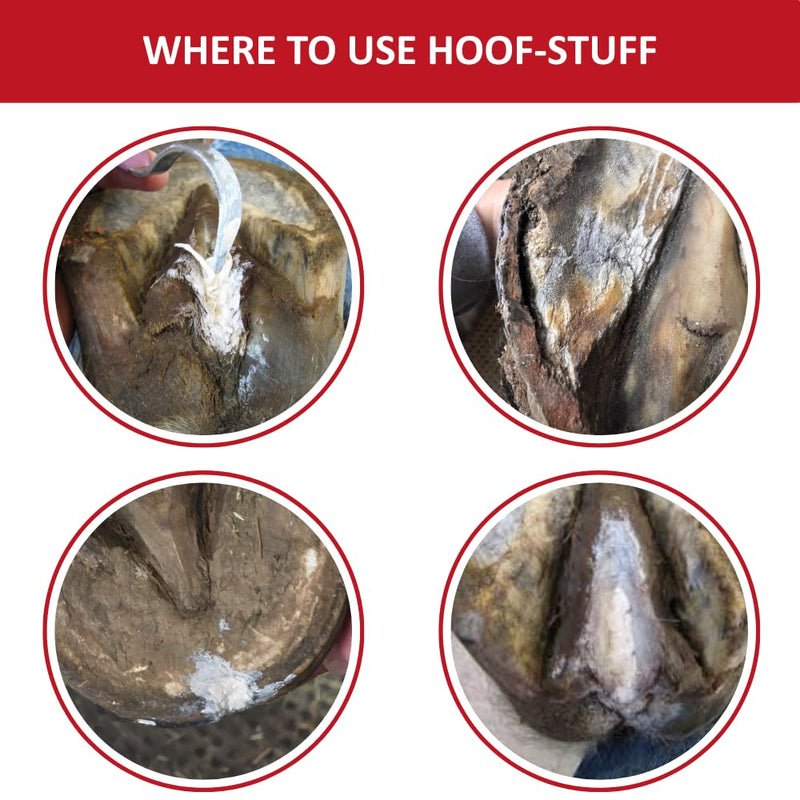 Red Horse Products Hoof-Stuff 290g, hoof Pack - cleanses and Protects