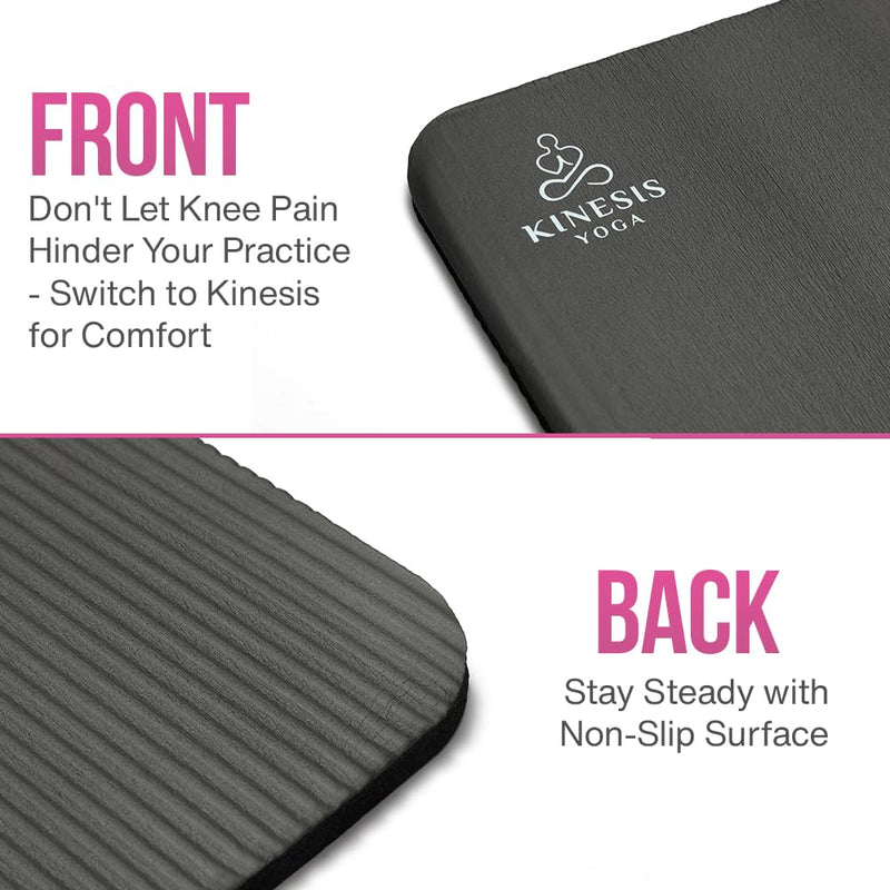 Knee Pad Cushion - Extra Thick 1 inch (25mm) for Pain Free Yoga - Includes Breathable Mesh Bag for Easy Travel and Storage (Does Not Include Yoga Mat)