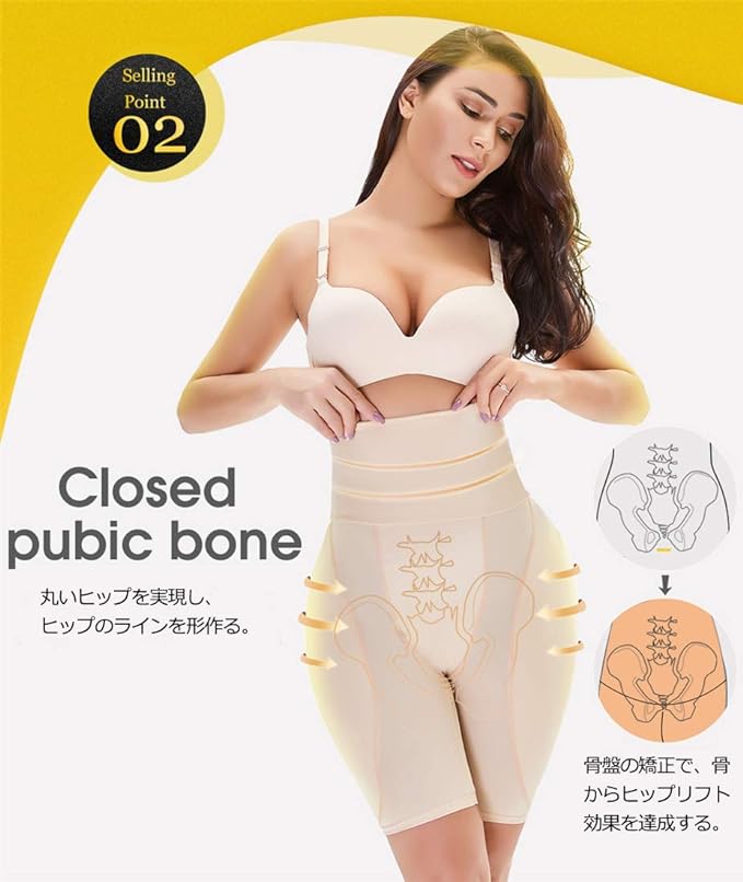 Minidora Shaping Shorts, Thick Butt, Padded Butt, Butt Lifting, Beautiful Butt Makeup, High Waist, Pelvic Girdle, Correction, Hip Tightening, Large Size, S - 6XL - BeesActive Australia