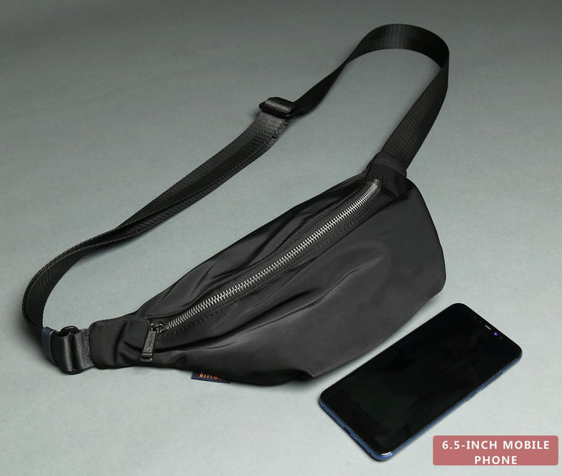 small crossbody bag is suitable for both men and women, with adjustable shoulder straps, mini chest bag, and phone bag, suitable for travel, sports, and fitness