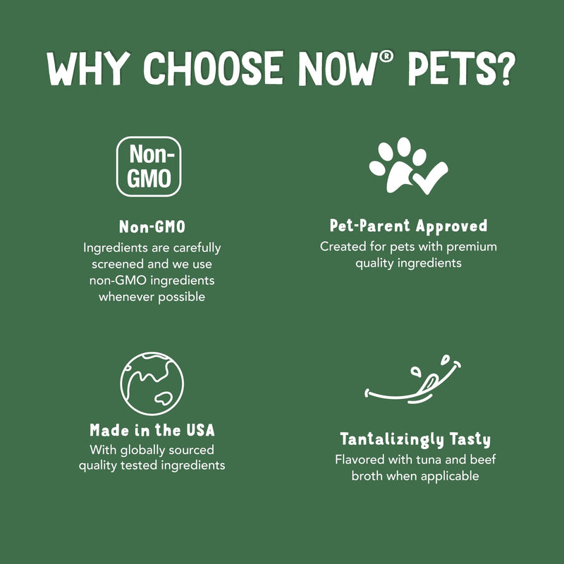 NOW Pet Health, Immune Support Supplement, Formulated for Cats & Dogs, NASC Certified, 90 Chewable Tablets 90 Chewables