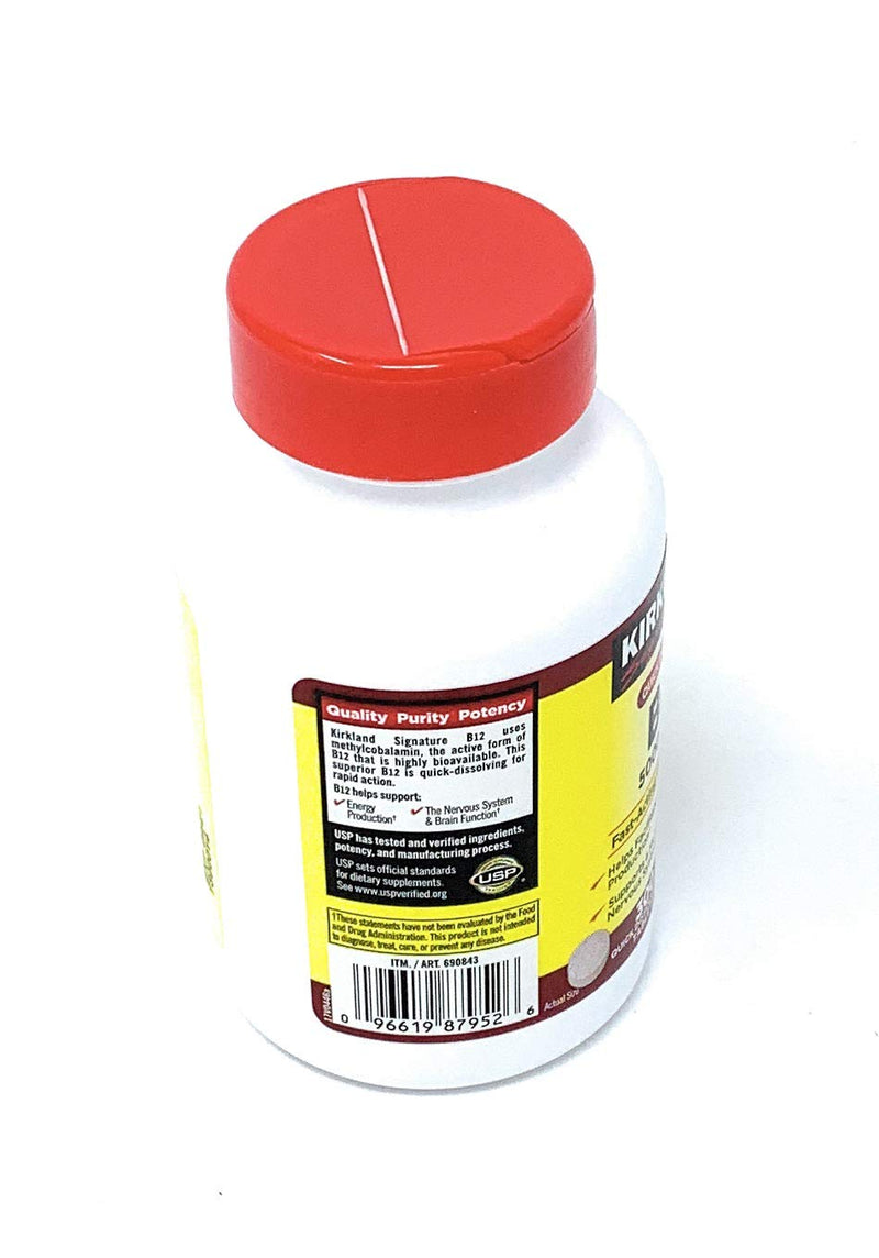 Kirkland Signature Quick Dissolve B-12 5000 mcg., 300 Tablets