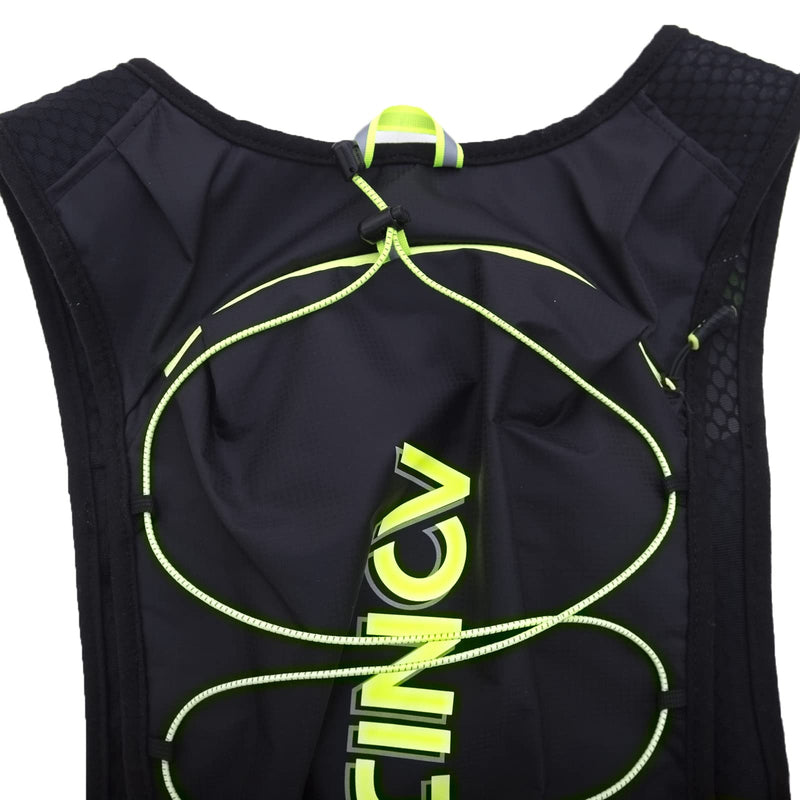 AONIJIE Waterproof and Breathable Running Hydration Vest for Women Men, 4.23oz Lightweight Hydration Vest Backpack Fits 6.8" Phones, for Hiking Cycling Race Marathon Black