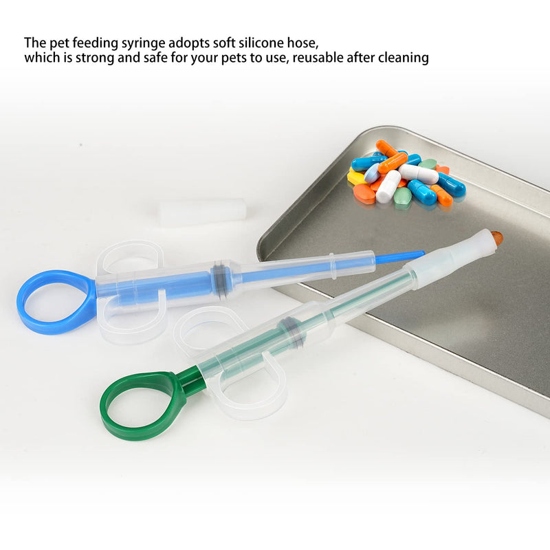 Tablet Feeder 2 Pack, Tablet Dispenser Cat, Medication Feeder, Tablet Feeder Nursing Pusher Shooter Pills Feeder for Cats Small Dogs - BeesActive Australia