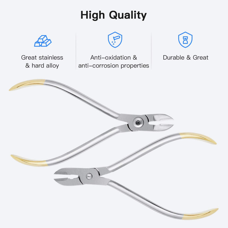 Dental Ligature Cutter Plier, Orthodontic Light Wire Cutting Pliers Instruments with Tip, Wire Cutter Dental Instrument Tool for Dentists - BeesActive Australia