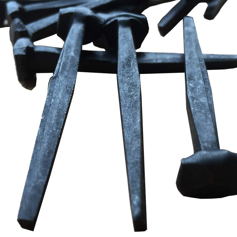 (10) 1" Steel Decorative Antique Wrought Head Nails-Rose Head Nails - 10 Nails - BeesActive Australia