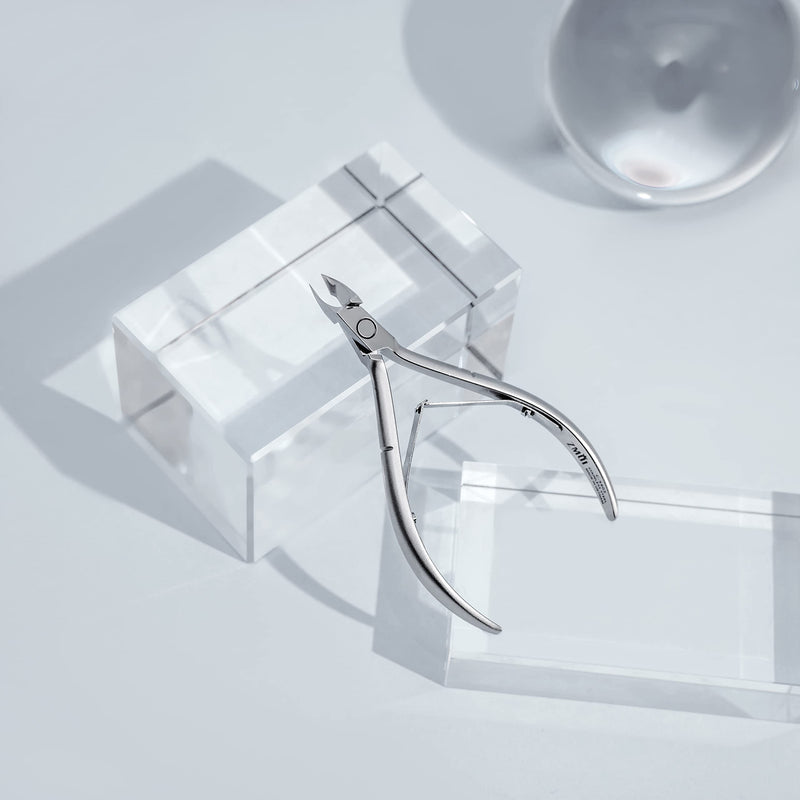 Cuticle Nippers – Professional Cuticle trimmer – Premium Stainless Steel Cuticle Remover Tool – Cuticle Cutter for Cuticle Trimming and Hangnails (Double Spring - Haft Jaw 5mm) Double Spring - Haft Jaw 5mm - BeesActive Australia