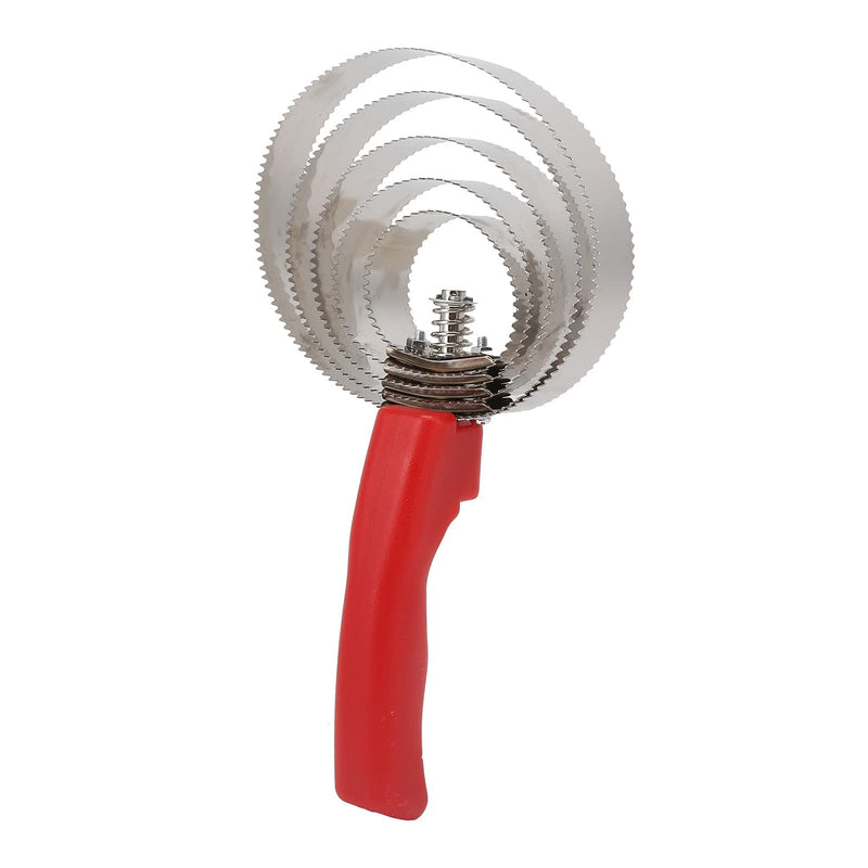 Curry comb 6 Ring Horse Shedding Comb Stainless Steel Spiral Curry Comb for Sheep Horses Cows Relieve Itching(5 turns) - BeesActive Australia
