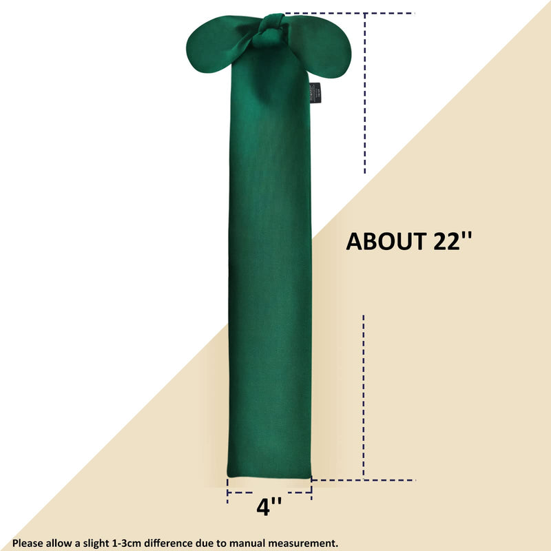 Harrison Howard Stretchy Tail Bag Breathable Horse Tail Guard Slip on Design Protect Horse Tail 2 Strand Closure Straps Keep Tail Clean & Protected 22" L Length Makes Grooming Easy-Deep Green Deep Green - BeesActive Australia