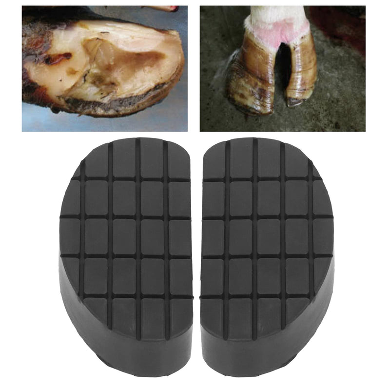 Gonetre Rubber Hoof Pad Hoof Triming Pad Cow Hoof Pads Hoof Cushion 2pcs Cow Hoof Pads Soft Rubber Wearproof Cow Trimming Cushion for Pasture - PawsPlanet Australia