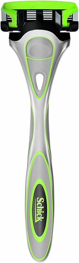 Hydro Schick Hydro 5 Premium Sensitive Skin Holder (with Blade) with Skin Guard 5 Blade Green Shaving Razor -  Australia