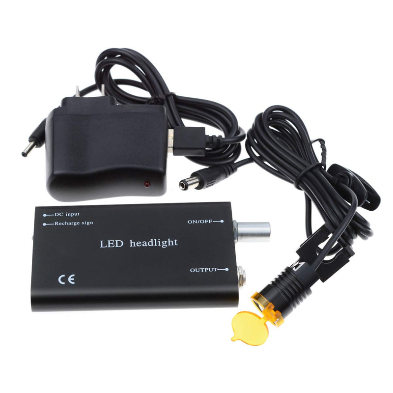 BONEW 3W Head Lamp With Filter for All Loupes Bag (Black)