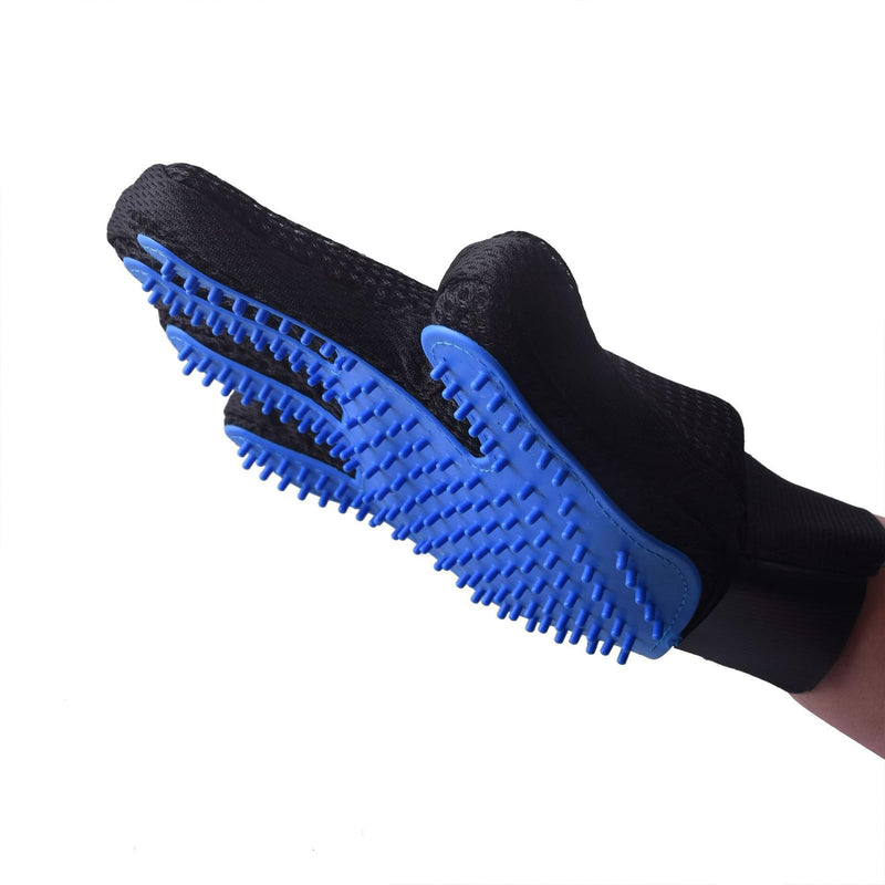 Grooming glove, washing glove for cats, cat glove brush made of silicone, cat brush, dog brush, grooming glove for pets, premium massage glove for deshedding, bathing and massaging - BeesActive Australia