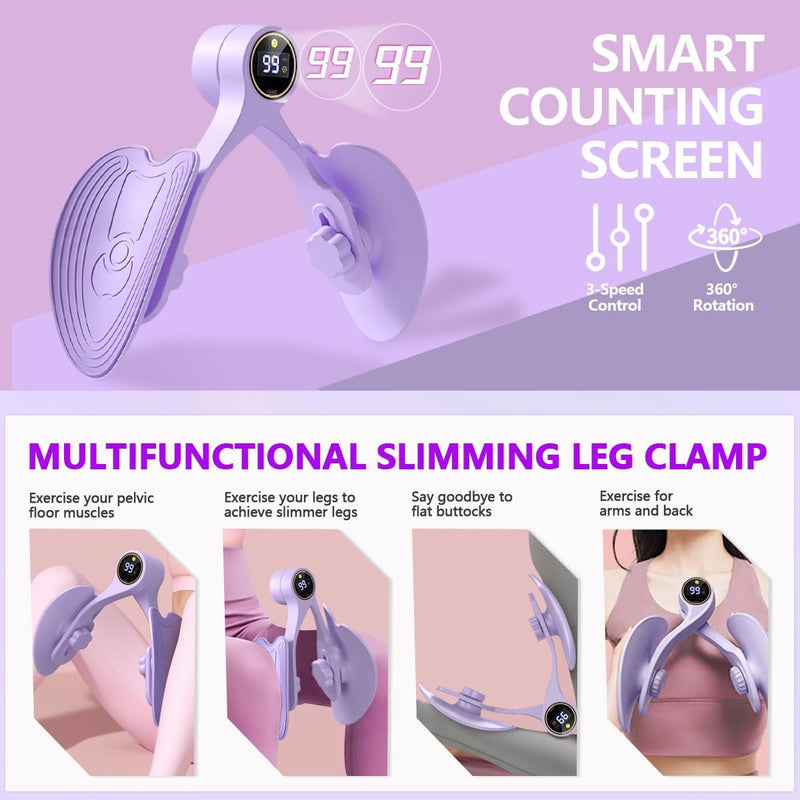 Thigh Master,Kegel Exerciser,Pelvic Floor Muscle,Pelvic Floor Exercise Devices,Thigh Master Thigh Exerciser for Women,Hip Trainer Kegel Exerciser,Pelvic Floor Trainer for Postpartum Rehabilitation - BeesActive Australia