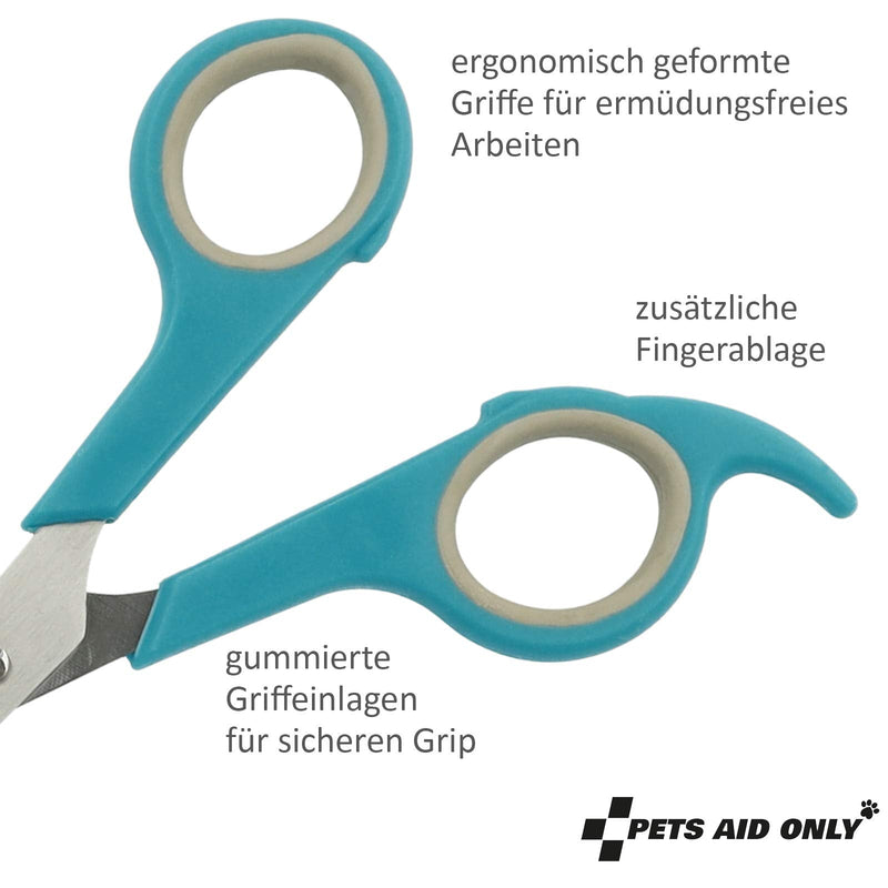 Pets Aid Only Grooming Scissors Rounded Tip Paw Scissors Total Length 5.8" Blade Length 2" Small PAO-10003 - BeesActive Australia