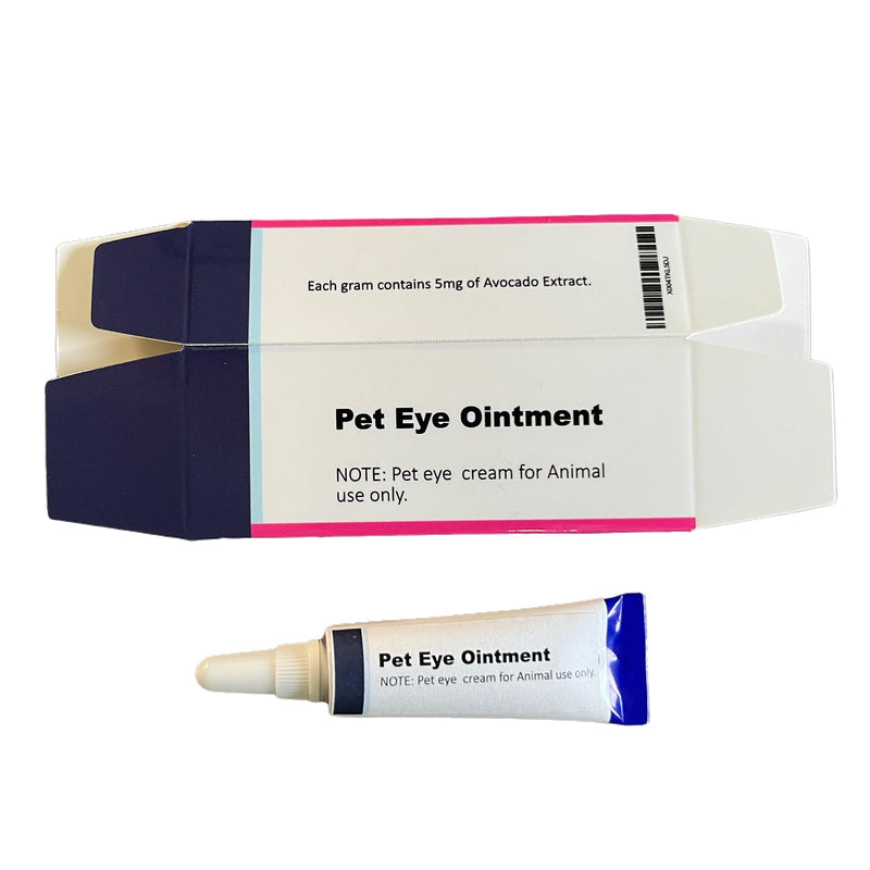 Pet Eye Cream, Tube Eye Cream Suitable for Dog, Cat, Cattle, Horse, Sheep, Squirrel, Bird Fit for All Pets (3.5gr/1 Per Tube) 1 Pack