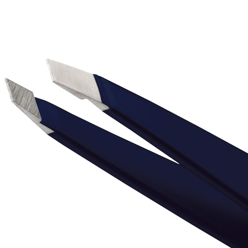 Tweezerman Exclusive Evening Blue Slant Tweezer - Hair Removal Tweezers, Stainless Steel - BeesActive Australia
