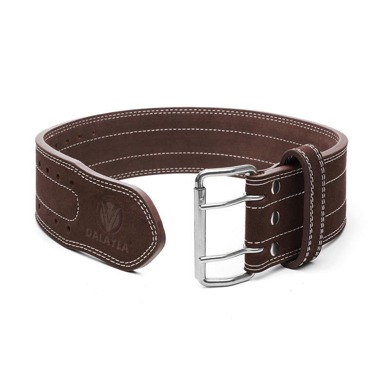 Men & Women Weight Lifting Belt, 100% Genuine Leather Weightlifting Belt, Comfortable Squat Belt, Deadlift Belt or Powerlifting Belt, Workout Belt for Strength Training M Brown