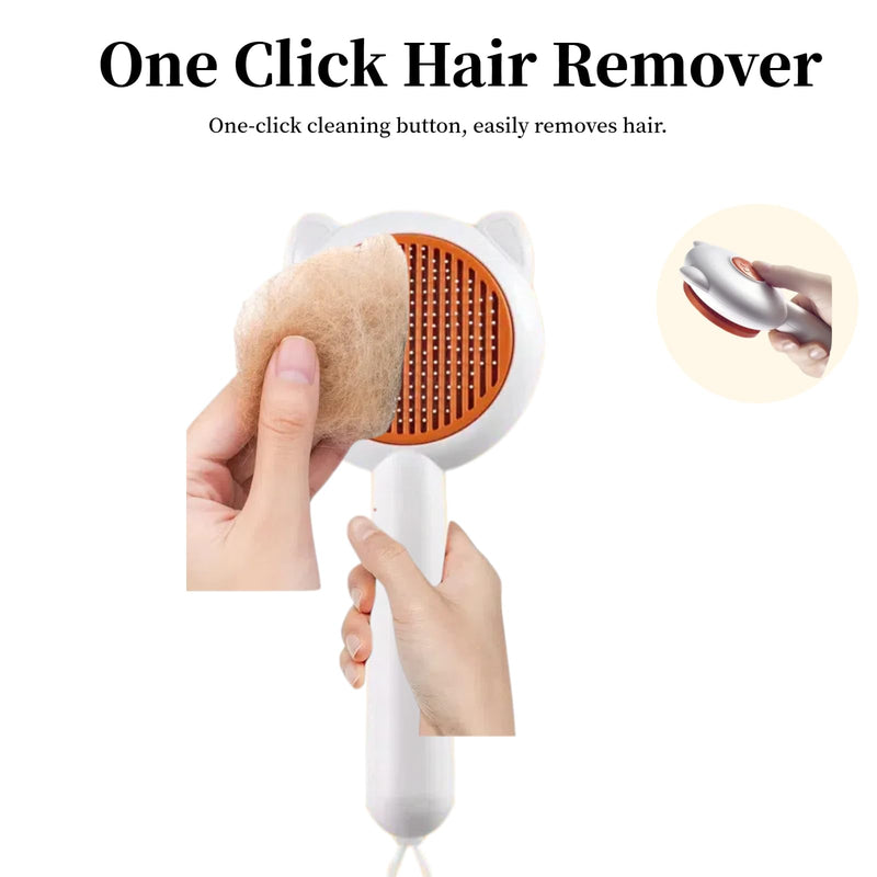Cat Brush for Shedding, Self-Cleaning Brush for Pet Hair Removal, Cat Hair Brush Remover for Long and Short Haired Cats and Dogs, Self-Cleaning Grooming Tool - BeesActive Australia
