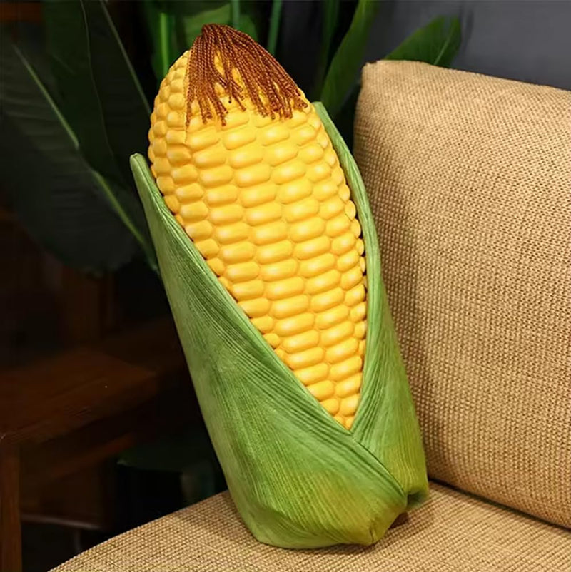 GracesDawn Simulation Corn cob Plush Pillow, 3D Simulation Green Corn, Green Plant Corn Plush Toy, Ideal Gift for Children 17.8 "H - BeesActive Australia