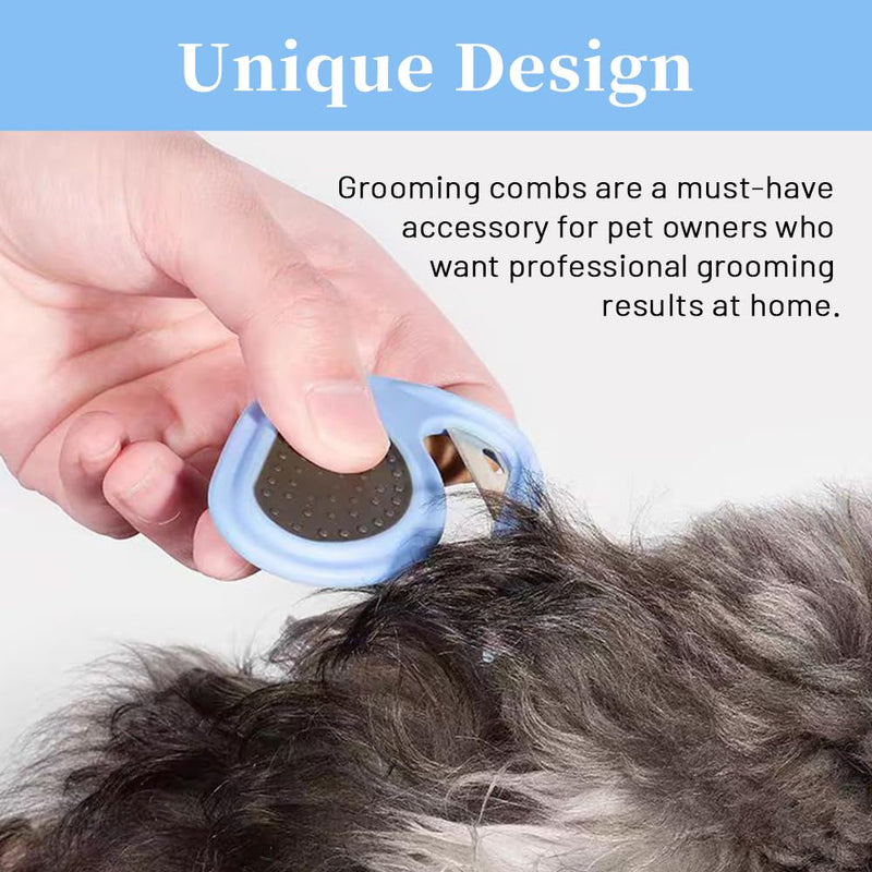 Knot comb for pets, 2 pieces massage comb for cats, cat grooming comb, combs, pet supplies, portable detangling comb for cats for medium long hair, pet knots - BeesActive Australia