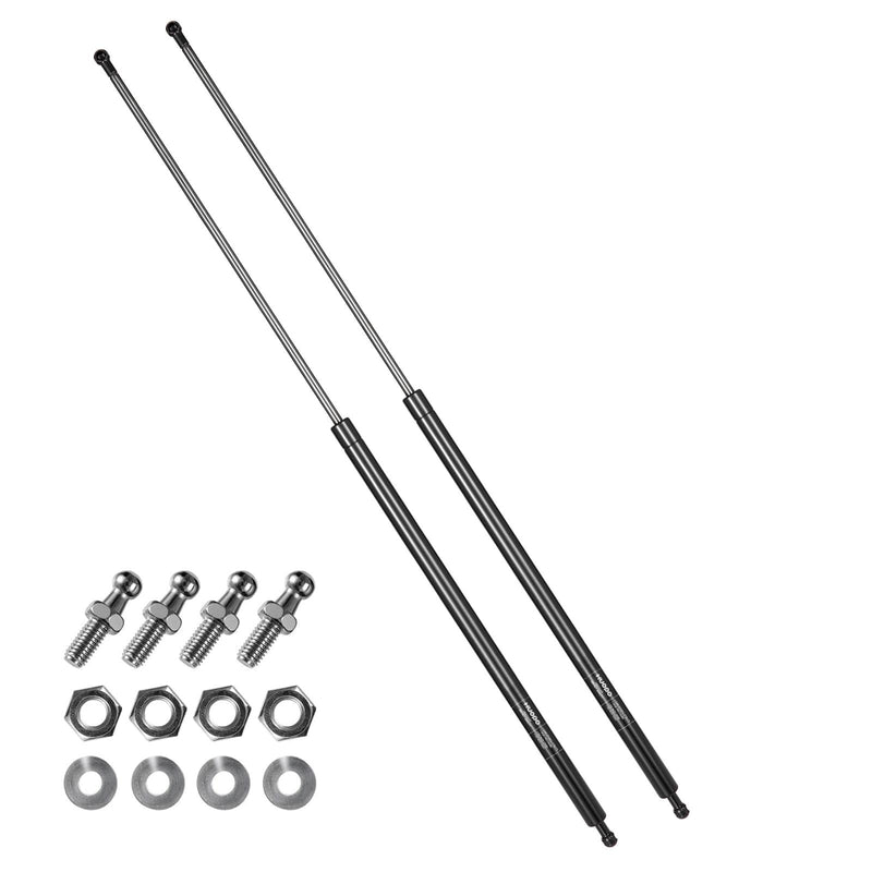 713119 26 inch 80 lb/356 N Gas Struts Shocks 26" Lift Support for Tonneau Cover Truck Undercover Replacement Parts Pickup RV Bed Cover Boat Engine Trailer Hatch,2pcs 26" 80lb