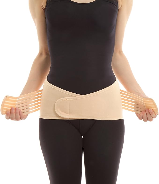 SPORTIA Pelvic Support Belt, Pelvic Belt, Pelvic Correction, Women's, Beige, L - BeesActive Australia