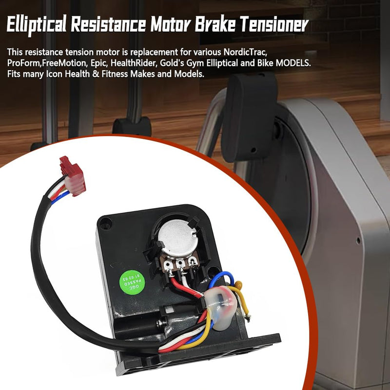 Elliptical Resistance Brake Tensioner Motor Fit for NordicTrac ProForm FreeMotion Epic HealthRider, Replace 193223 175656 182556 182851 NEL07940 6v - BeesActive Australia
