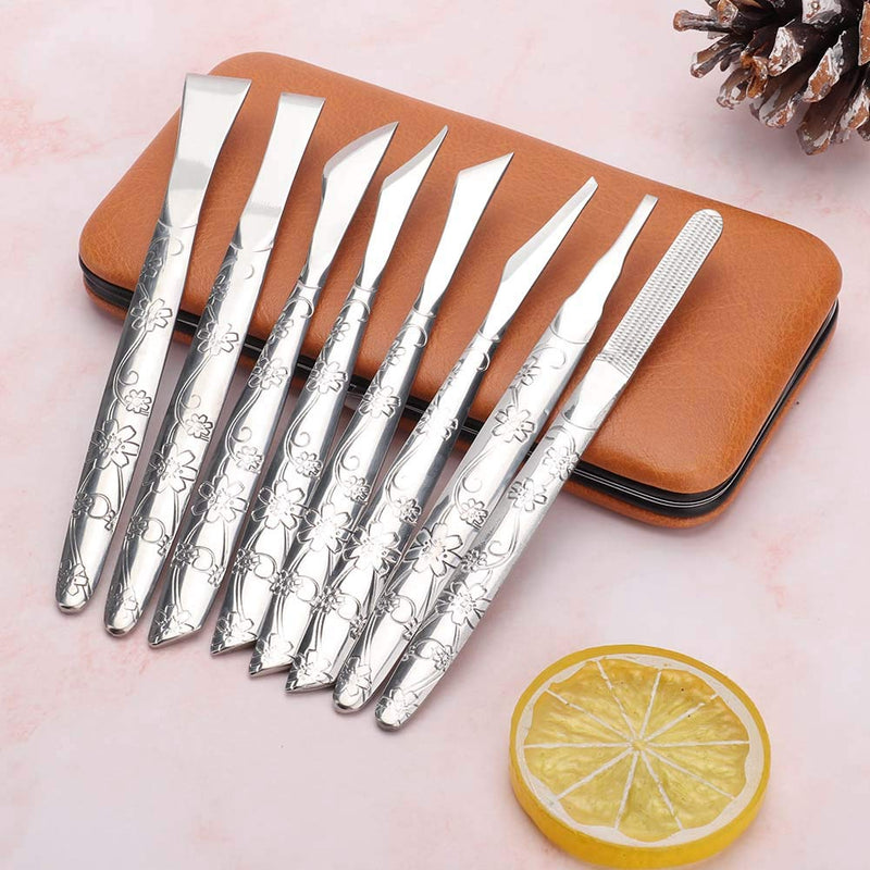 Watris Veiyi 8PCS Foot Shaver Pedicure Tool, Pedicure Knives Set, Stainless Steel Dead Skin Removal Kit, Foot File Callus Nail for Women Men Care Feet - BeesActive Australia
