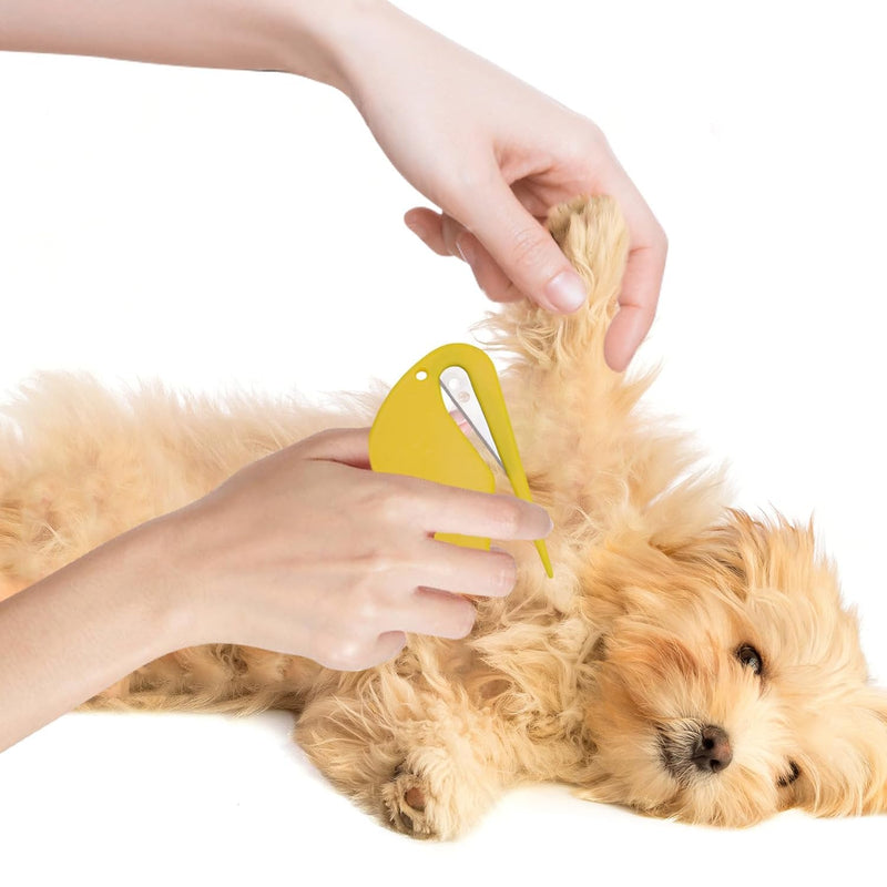 5pcs Knotting Comb Set for Cats - Cat Matted Fur Remover, Dog Combs for Grooming Matting and Split Ends Hair Trimmer - Effective Pet Care Tools - BeesActive Australia