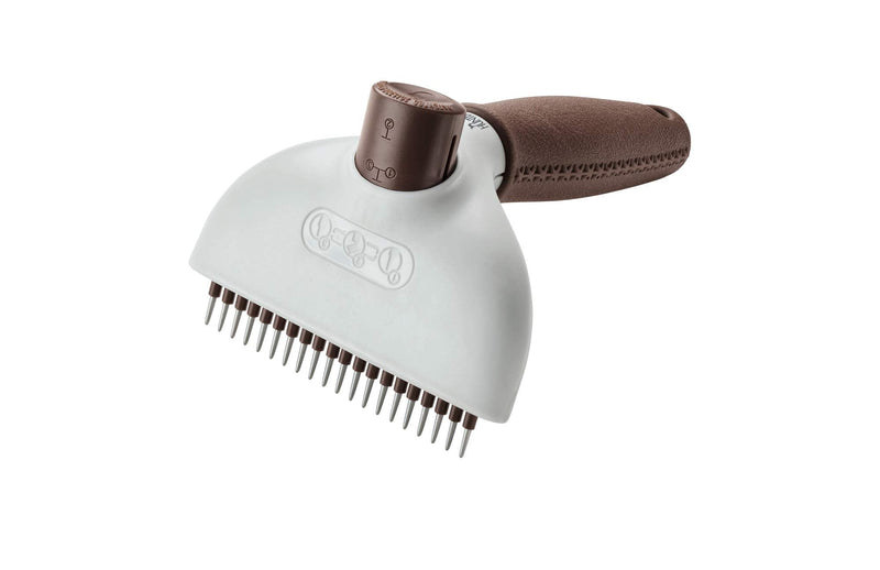 HUNTER SPA detangling curry comb, self-cleaning, for removing loose hair and dandruff, 17.0 x 11.5 cm, L - BeesActive Australia
