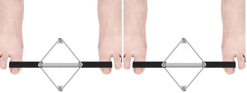 Pilates Toe Stretcher Bunion, Hallux Valgus Big Toe Strap Spacer Tension Bunion Exercise Band Stretchy Alignment Splint Restores Pain Relief for Women Men (Pack of 2) One Size (Pack of 2)
