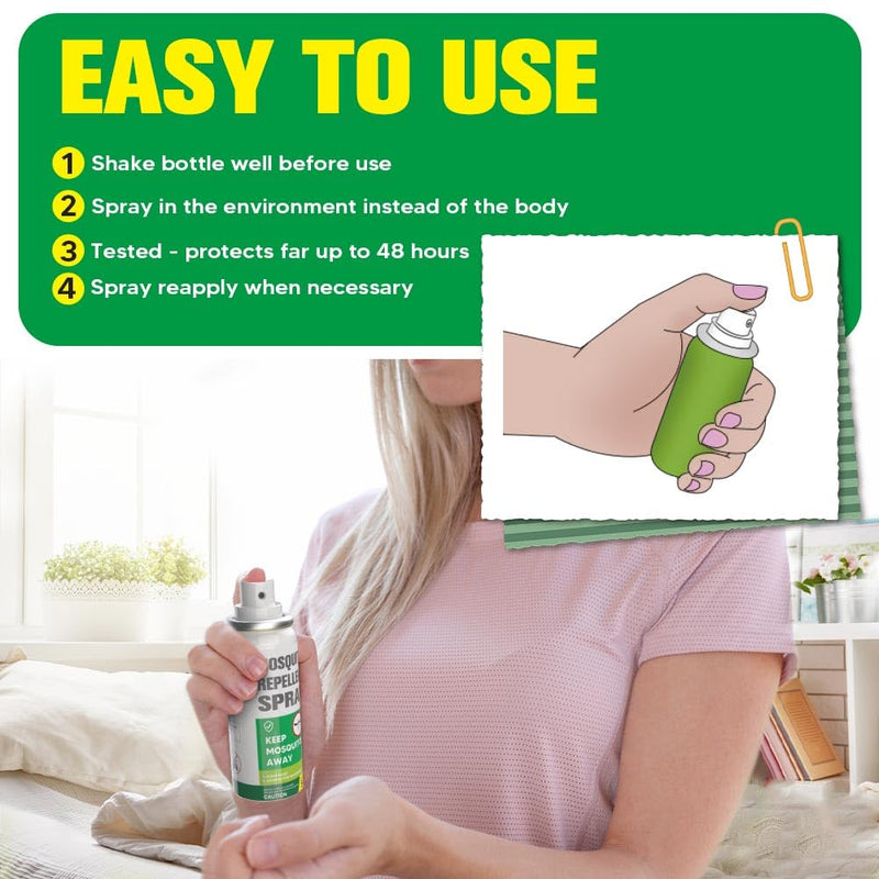 Mosquito Repellent Spray, Mosquito Control Spray for Room, Mosquito Repellent Outdoor Patio, Indoor Mosquito Spray, Yard Mosquitoes Deterrent, Keep Mosquitoes Away Safe for Travel Size-2P - BeesActive Australia