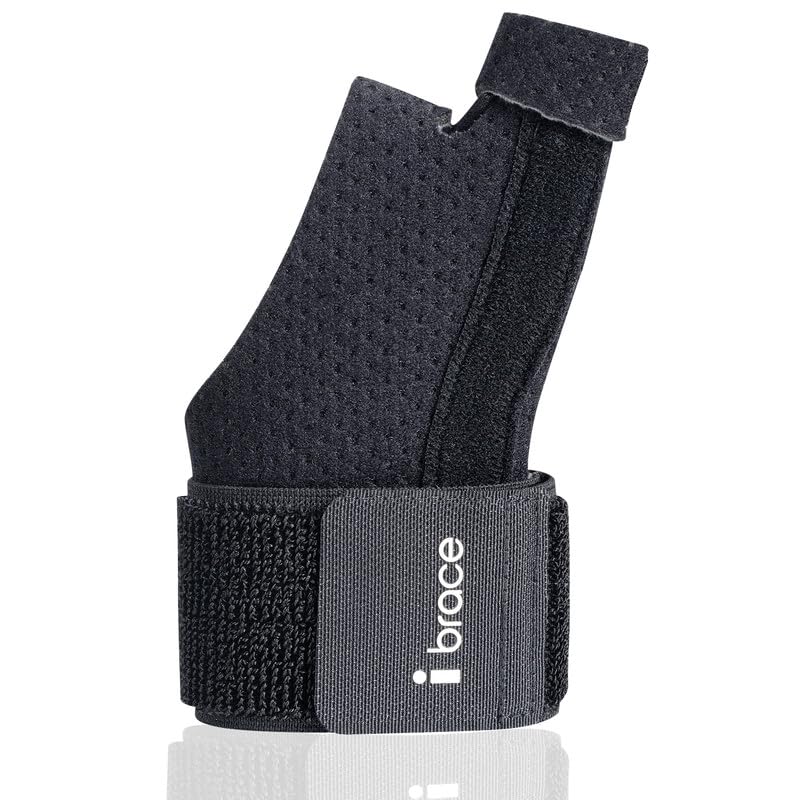 Reversible Thumb & Wrist Splint for BlackBerry Thumb, Trigger Finger, Adjustable Thumb Brace for Arthritis, Tendonitis, Sprained and Pain Relief，Wrist Stabilizer Support Carpal Tunnel，Men&Women Large/X-Large Black