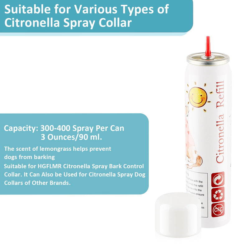 Citronella Spray Refill 85g 1 Pack (3OZ) Can for Citronella Spray Dog Bark Control Collars and Remote Trainers, Citronella Dog Collar Refill 85g*1 - BeesActive Australia