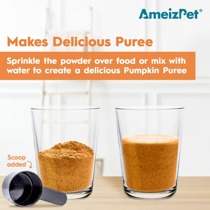 AmeizPet Pumpkin Powder For Dogs, To Create Pumpkin Puree, Fibre For Dogs Firm Stool, 100% Pumpkins Pulp Powder For Good Bowel Activity For Dog, Canned Pumpkins Alternative, 100g (3.5 Oz.) 100 g (Pack of 1)