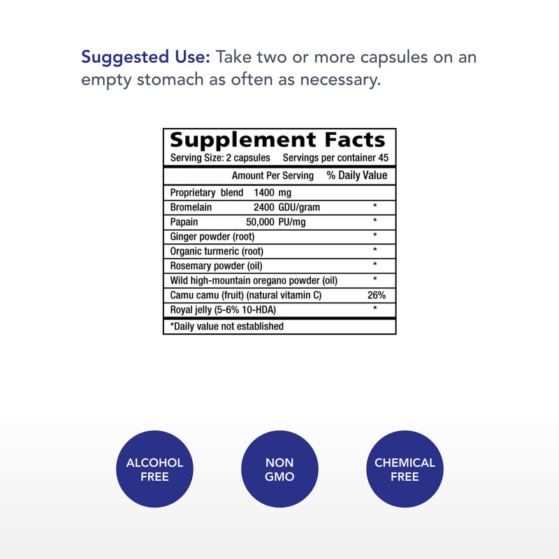 Physician's Strength Infla-ex - 90 Capsules - Muscle & Joint Support - Non-GMO - 45 Servings