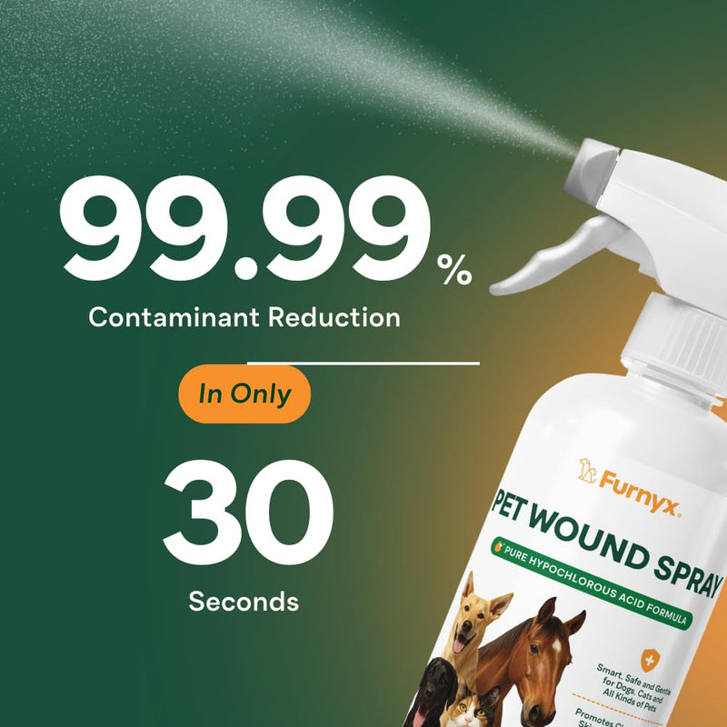 Sting-Free Wound & Skin Care Spray for Dogs, Cats & Pets | Vet-Grade Repair Mist for Cuts, Hot Spots, Rashes, Burns & Itch Relief | Non-Toxic, No Alcohol, Lick-Safe, No Residue (4 fl oz) 4 Oz