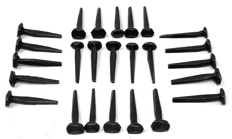 Metal Magery 1" Wrought Head Nails Decorative Antique Rose Head Nail QTY: 25 - BeesActive Australia