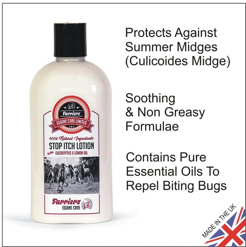 Farriers Stop Itch Benzyl Benzoate Lotion for Sweet Itch for horses (500 ml)
