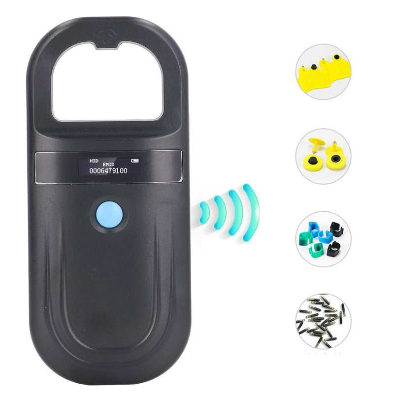 Pet Microchip Scanner 134.2kHz Animal ID Reader Built-in Buzzer USB Charging Animal Chip Pet Tag Chip Scanner Chip Reader for Dogs - BeesActive Australia