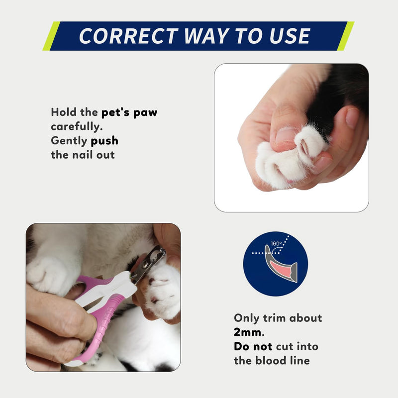 WePet Pet Claw Scissors, Professional Claw Scissors for Cats, Dogs, Puppies, Kittens, Hamsters, Rabbits and Small Animals, Sharp, Safe - BeesActive Australia