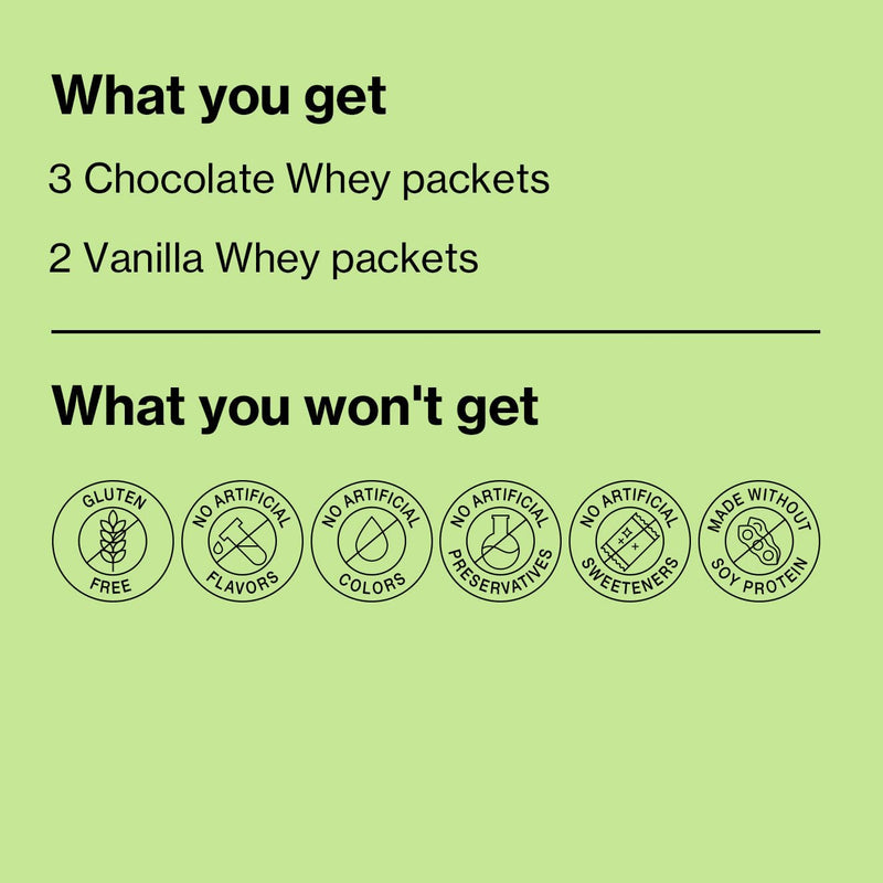Shakeology Sampler Pack Whey Protein Powder - Superfood Protein Shake | Gluten free, probiotics for gut health, supergreens, adaptogens, vitamins, 16g plant protein per serving