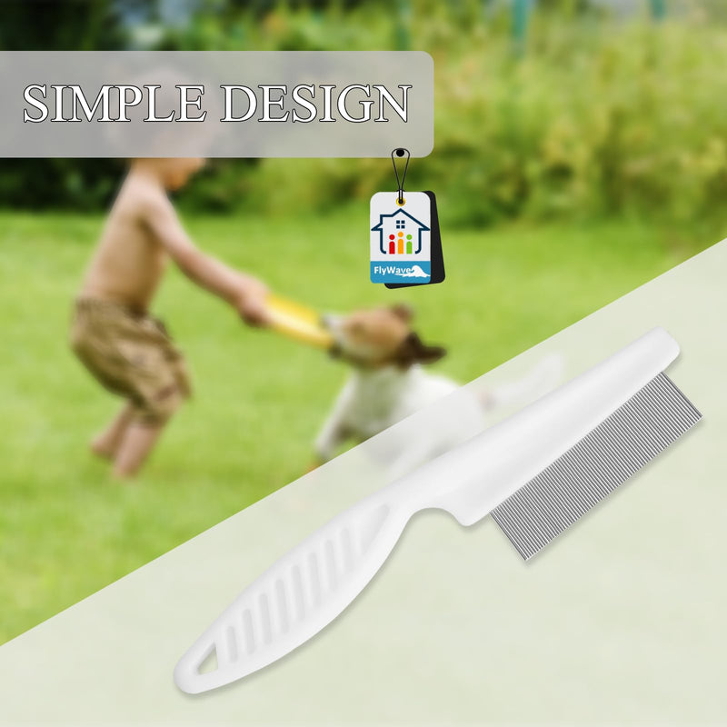 FlyWave flea comb for cats, flea comb for dogs, flea comb, tick comb for cats for flea removal, gentle care and keeping pets healthy - BeesActive Australia