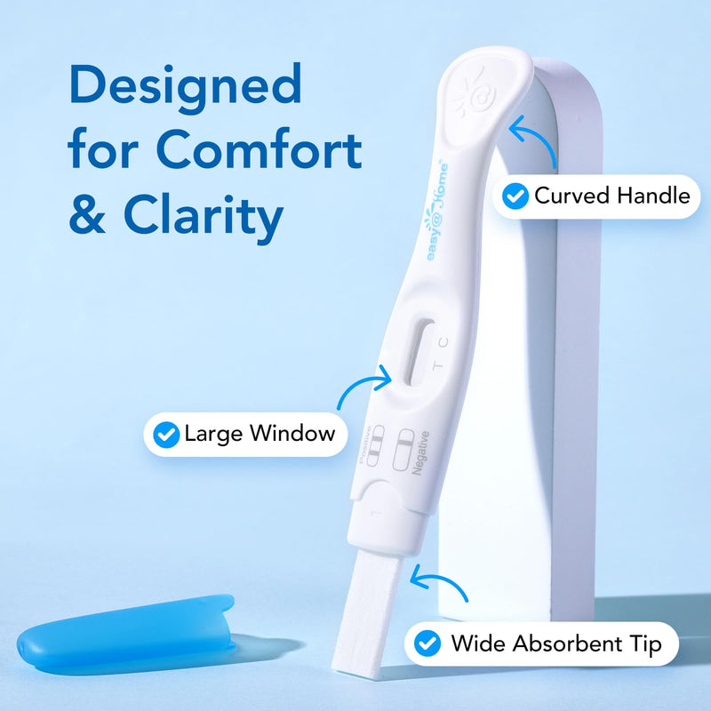 Easy@Home FSH Test Kit for Women - At-Home Hormone & Cycle Tracking with Premom App | Midstream Urine Test for Female Hormone Tracking | Reliable & Quick Results | 5 Tests
