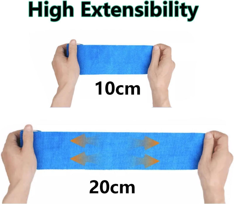 ANAMPION 8 Pack Self Adhesive Bandage Wrap Vet Wrap 2 Inch x 5 Yards Non-Woven Breathable Elastic Self-Adherent Tape for Stretch Athletic, Sports, Wrist, Ankle (Mix) 2IN Mix-8 - BeesActive Australia