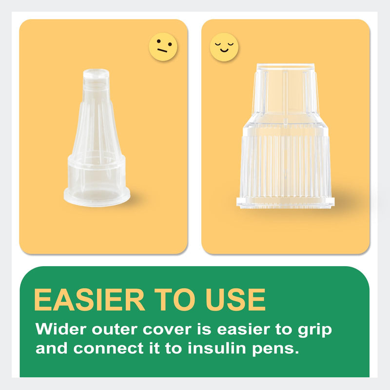 Plus Pen Needles 32G 4mm, Diabetic Needles for Insulin Injections, Compatible with Most Diabetes Pens, 200 Ct 4mm(5/32") x 32G
