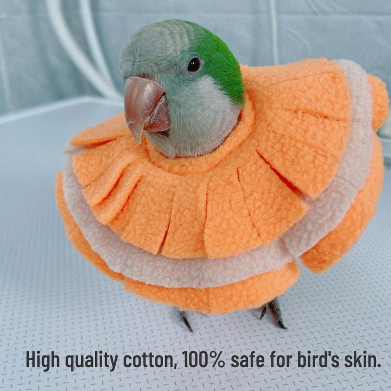 Bird Collar Anti Bite Elizabethan Recovery Cone, Parrot Neck Protector for Feather Plucking, Bird Neckwear Full Body Shield for Parakeet Color Randomly (Cockatoo) Cockatoo